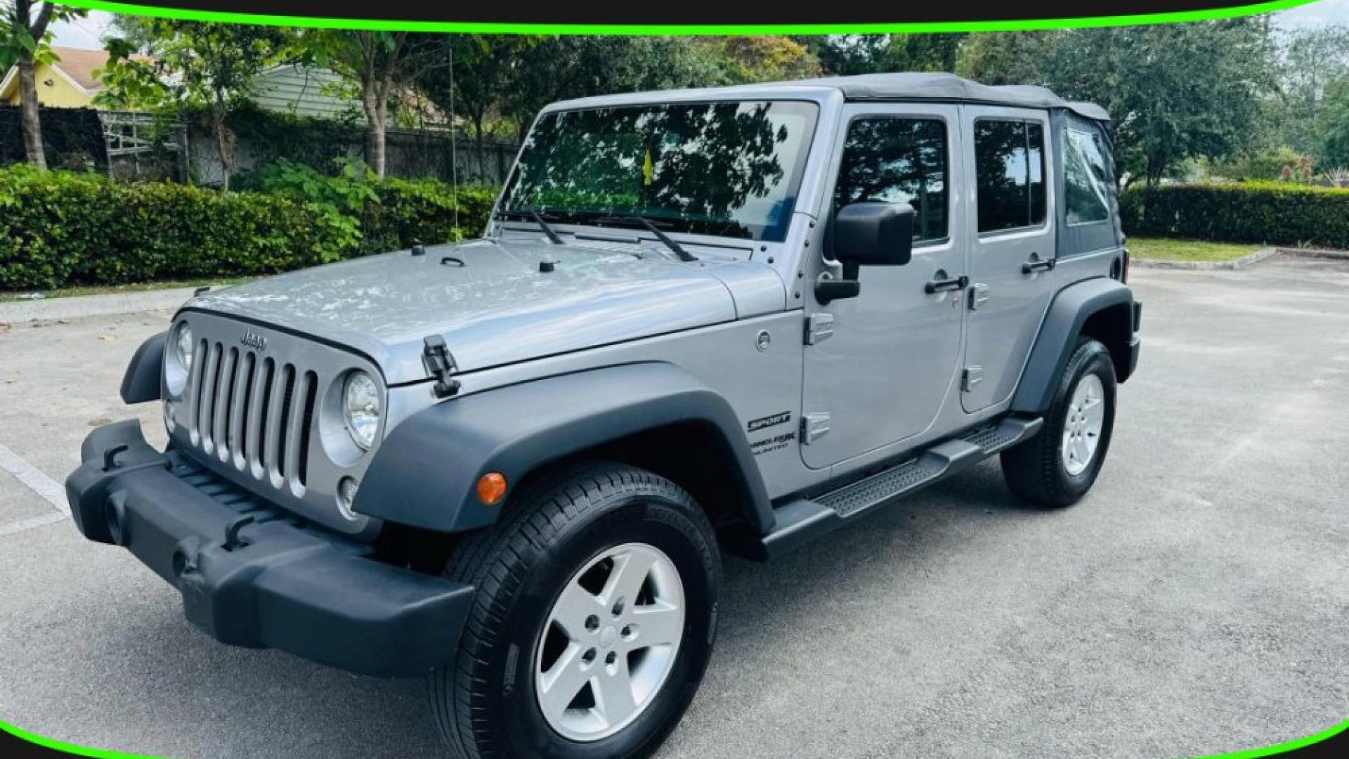 2018 JEEP WRANGLER UNLIMITED SPORT S (JK) SPORT UTILITY 4D